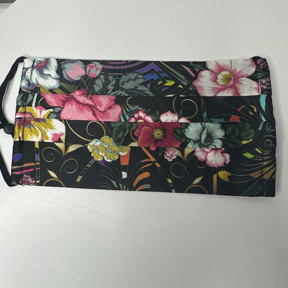 NEW Johnny Was Silk Floral Print Face Mask Pack of 5 92% Silk Cotten Lining - Picture 6 of 9